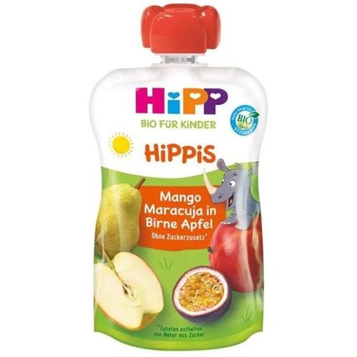 Hipp pouch kruška i jabuka sa mangom i marakuja 100g 12M+ slika 1