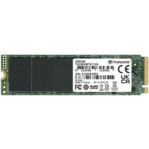 Transcend TS250GMTE115S M.2 NVMe 250GB, 2280, PCIe Gen3x4, TLC, DRAM-less, Single-sided