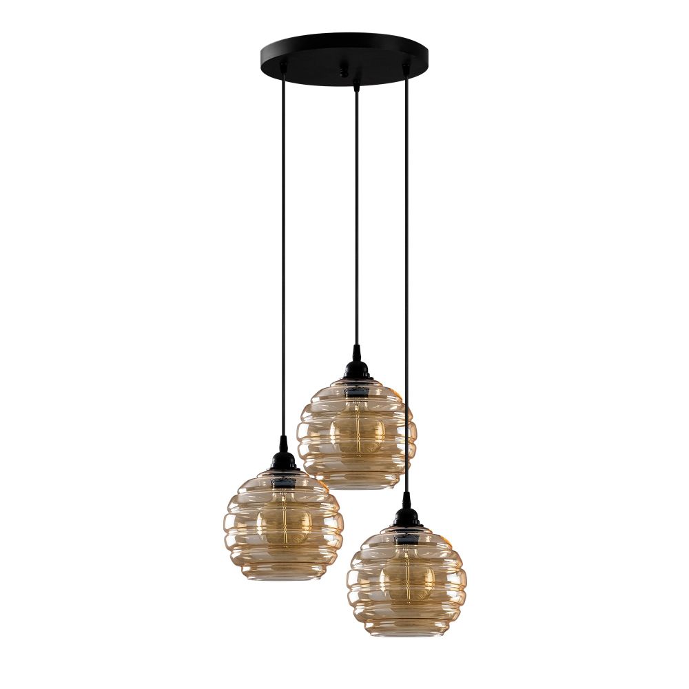Elegantni Crni Luster sa Zlatnim Detaljima - 011 Gold slika 4