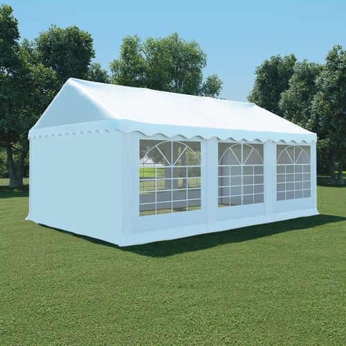 Vrtni šator od PVC-a 4 x 6 bijeli slika 31