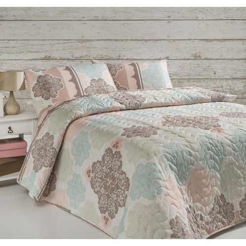 Andalucia - Turquoise Turquoise
Powder
Beige
White Double Quilted Bedspread Set slika 1