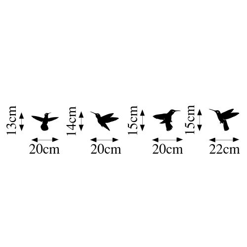 Wallity Metalna zidna dekoracija, Birds - 292 slika 6