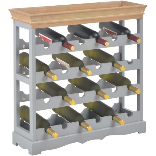 Ormarić za vino sivi 70 x 22,5 x 70,5 cm MDF slika 50