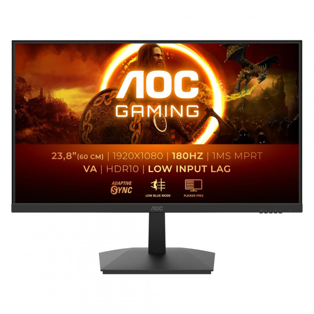 AOC Monitor LED 24G15N2 Gaming 23.8" VA - Izvanredno iskustvo igranja slika 1