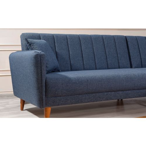 Atelier Del Sofa Aqua Köşe Desni - Tamno Plavi Ugao Sofa-Krevet slika 3