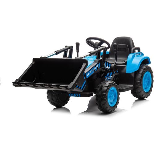 Traktor s utovarivačem BLAZIN plavi - traktor na akumulator slika 11