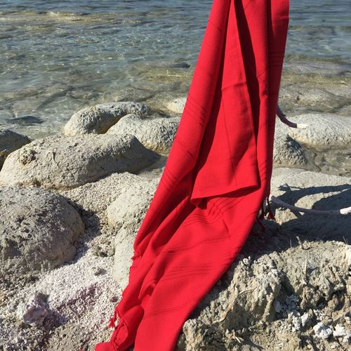 Sultan - Red Red Fouta (Beach Towel) slika 3