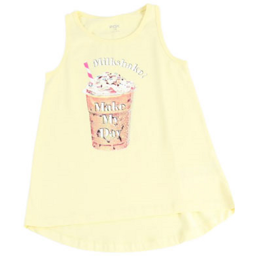 FOX Majica za devojčice Milkshake žuta slika 1