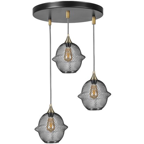 Merkür 8720-3 Black Chandelier slika 1