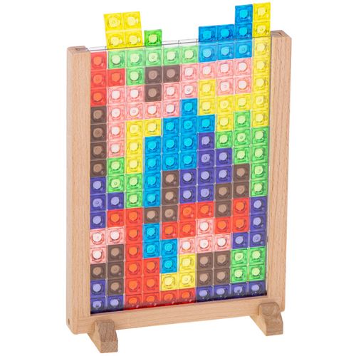 Montessori vertikalni tetris u drvenom okviru slika 6