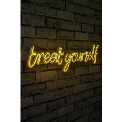 Wallity Ukrasna plastična LED rasvjeta, Treat Yourself - Yellow slika 1