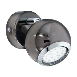 Eglo Bimeda reflektor/1, led, gu10, 1x3w, 240lm, nikl crni/krom 