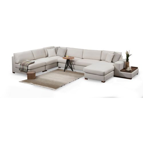 Atelier Del Sofa Kutna garnitura, Bež, Loop 9 slika 6