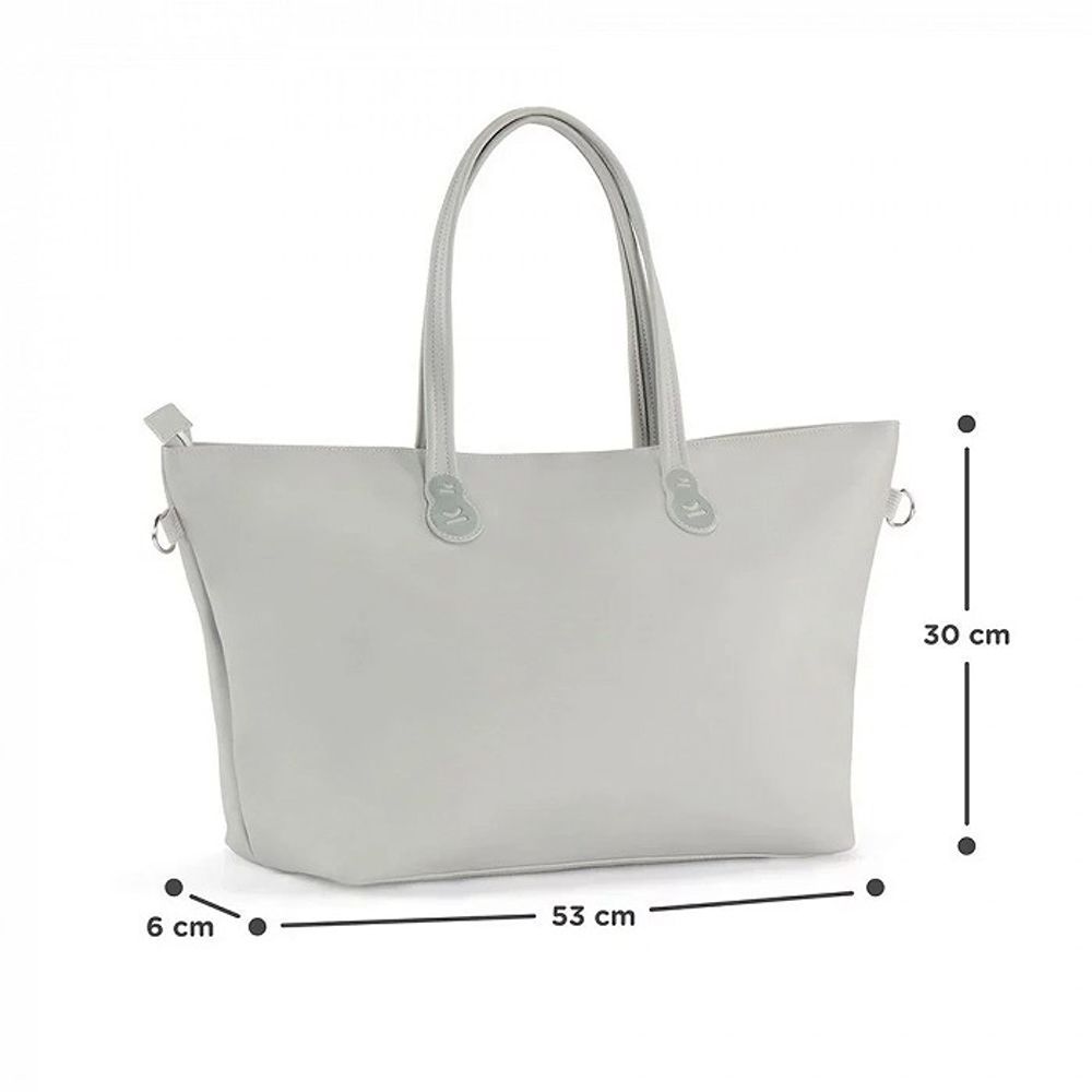 Kinderkraft Torba za mamu Treasure Bag, Light Grey slika 6