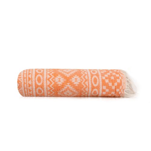 L'essential Maison Cicim - Narandžasti Fouta (PeÅ¡kir za plaÅ¾u) slika 7