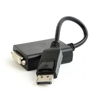 A-DPM-DVIF-03 Gembird DisplayPort v.1.2 to Dual-Link DVI adapter cable, black A