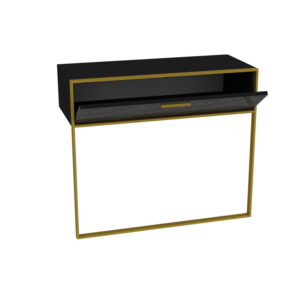 Polka - Crni Zlatni Sideboard slika 3