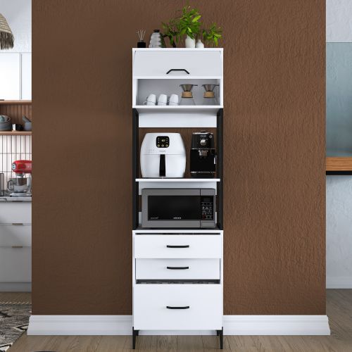 JE135 - 3101 White Multi Purpose Cabinet slika 4