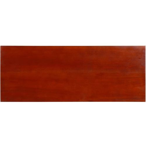 Konzolni stol klasični smeđi 90x30x75cm masivno drvo mahagonija slika 41
