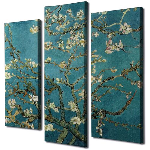 UC96 Multicolor Decorative Canvas Painting (3 Pieces) slika 3