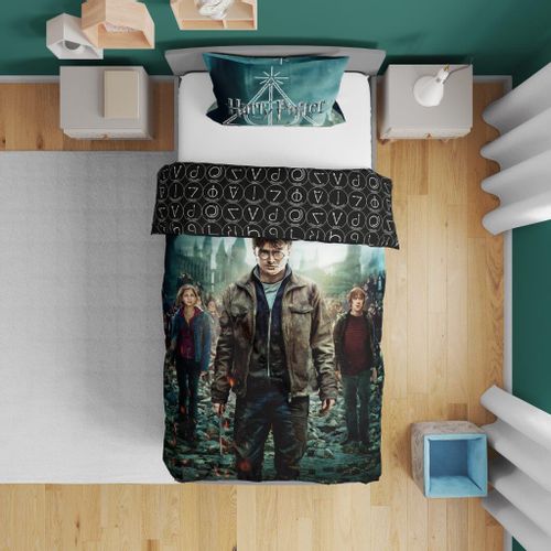 Baloo Posteljina za decu Harry Potter 140x200+70x90cm Model 3 slika 1