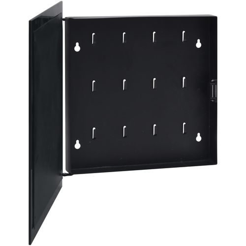 Kutija za ključeve s magnetnom pločom crna 35 x 35 x 5,5 cm slika 13