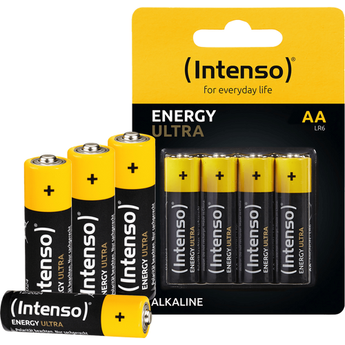 (Intenso) Baterija alkalna, AA LR6/4, 1,5 V, blister 4 kom - AA LR6/4 slika 3