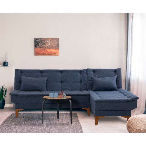 Atelier Del Sofa Santo-Tamnoplavi kutni kauč na razvlačenje slika 2