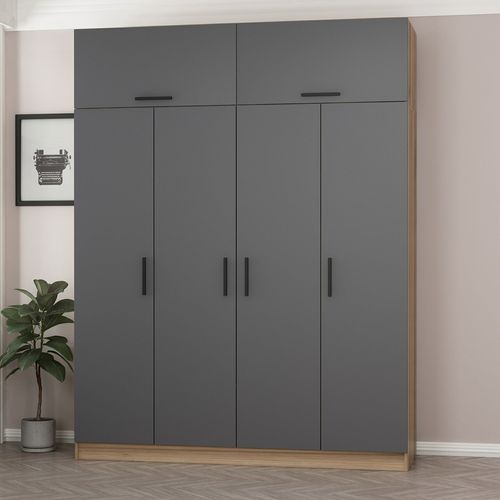 Kale - 7718 Anthracite Wardrobe slika 3