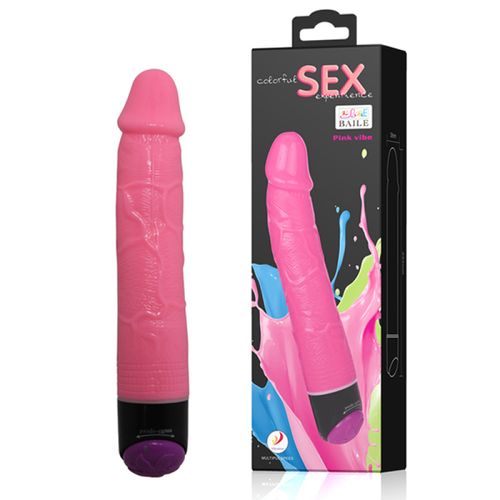 Roze Vibrator 23cm slika 1