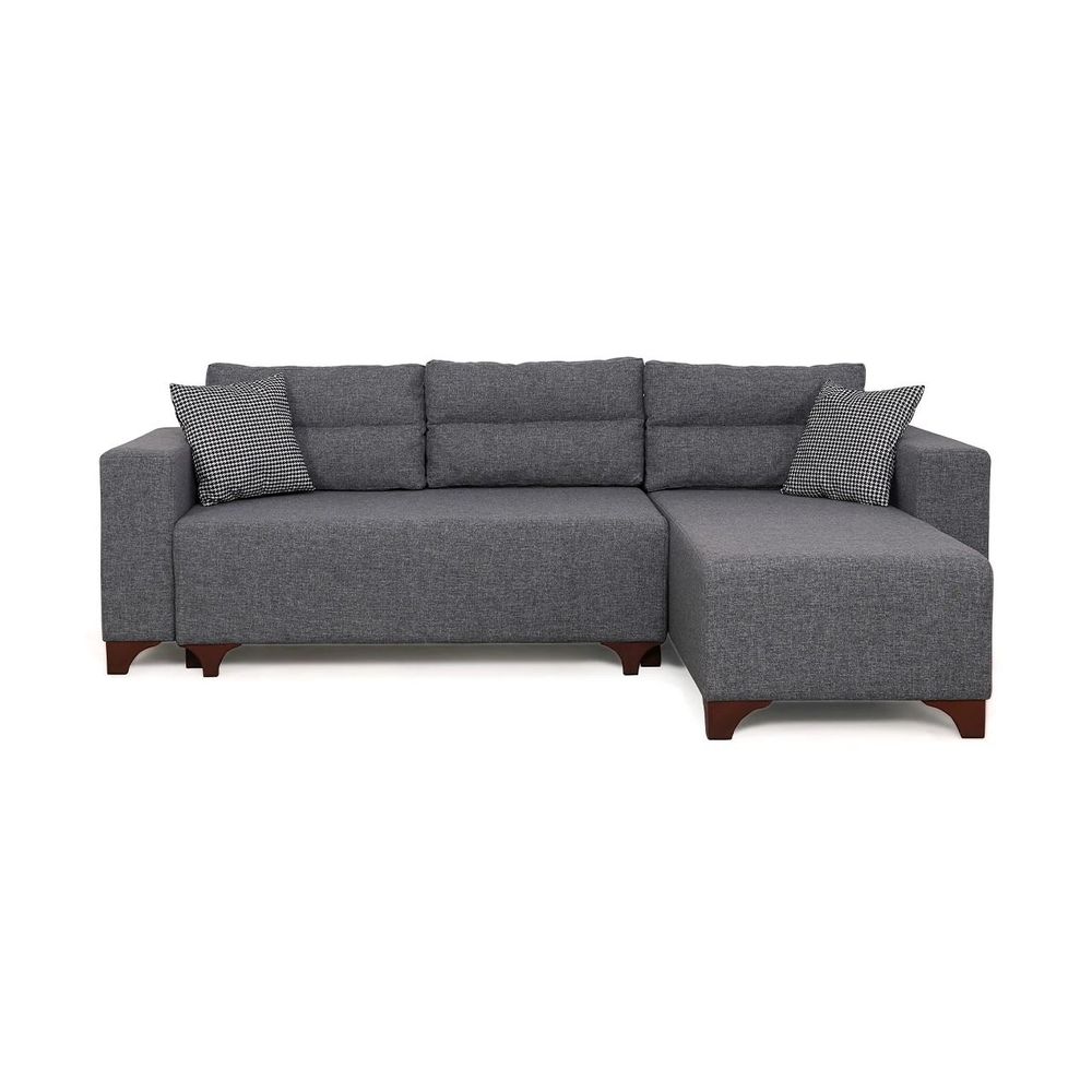 Ugaona Sofa Tloft Mini - Sivi slika 5