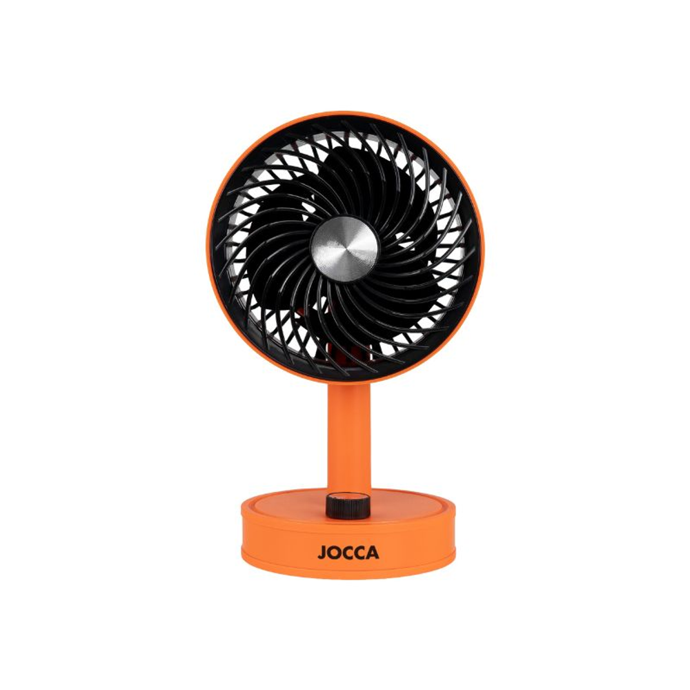 JOCCA Prenosni punjivi stolni ventilator Orange slika 3