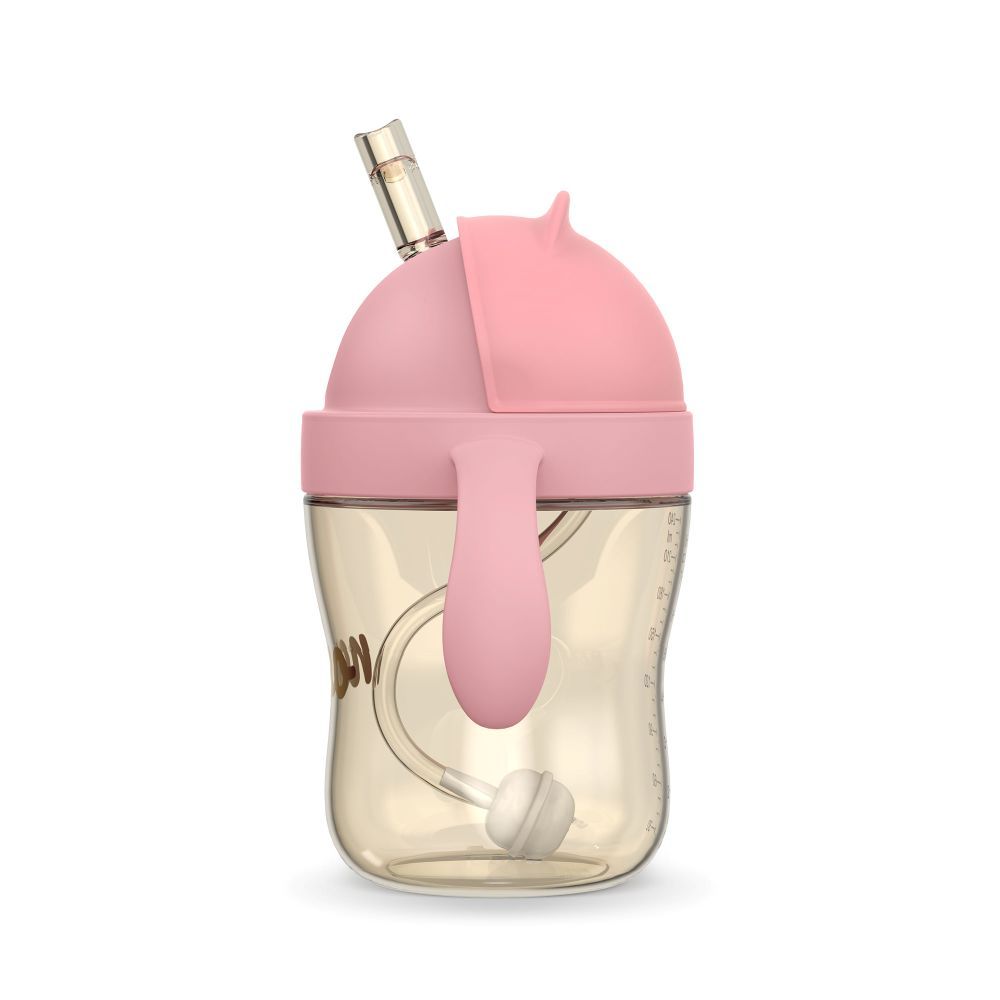 NENO BEBESITO bočica sa slamkom 240 ml, roza slika 6