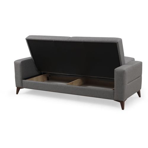 Kristal 3 - Dark Grey Dark Grey 3-Seat Sofa-Bed slika 5