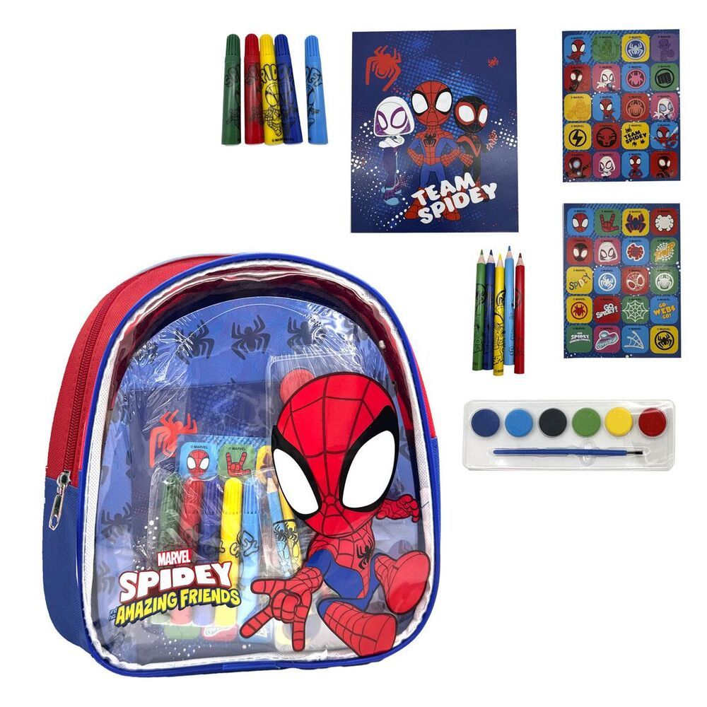 Marvel Spidey i Njegovi Nevjerojatni Prijatelji Ruksak sa Setom Pribora za Pisanje slika 2