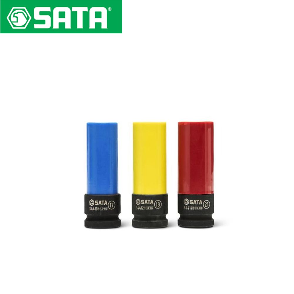 Sata Set nasadnih ključeva za alu felge 1/2″ 3/1 17 19 i 21mm ST09142G slika 1