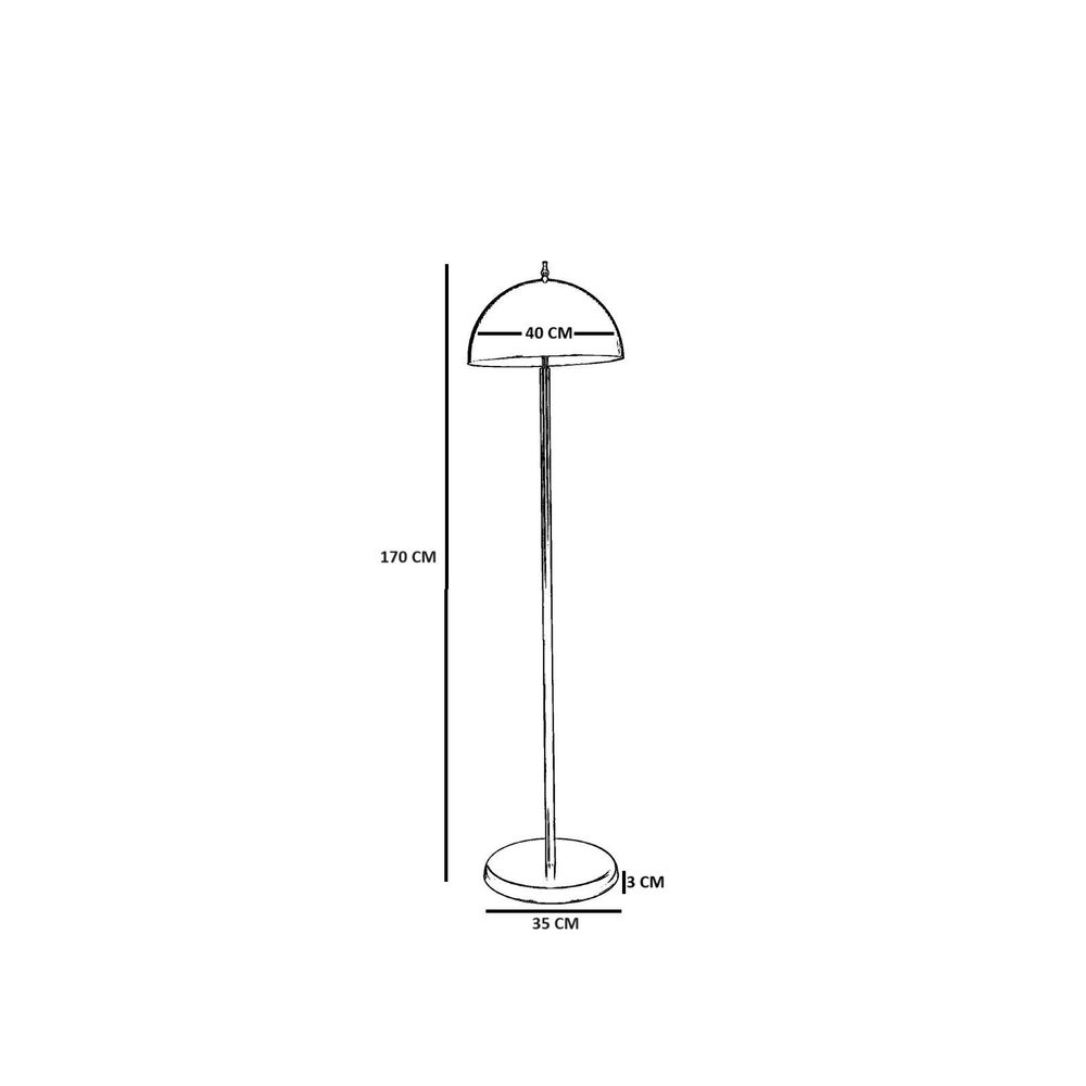 Opviq Podna lampa 640, Crvena slika 4
