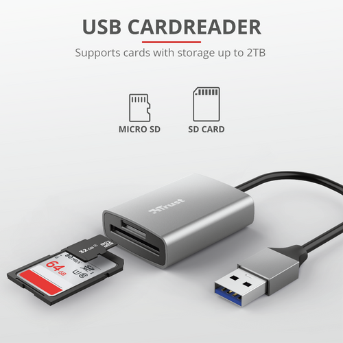 Trust USB čitač kartica Dalyx (24135) slika 3