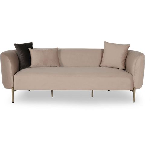 Macaroon - Cream Cream 3-Seat Sofa slika 2