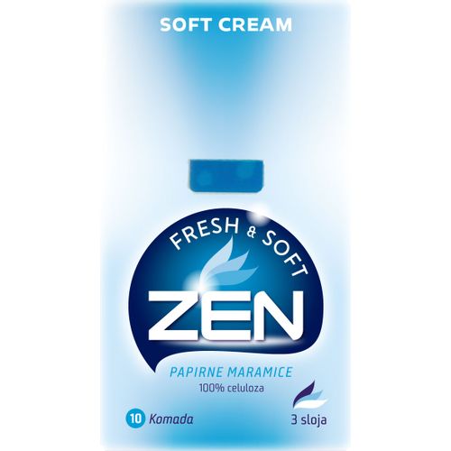 Zen papirna maramica Soft Cream 3sl slika 1