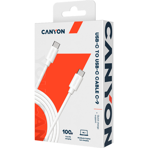 CANYON C-9, 100W, 20V/ 5A, typeC do Type C, 1.2M sa Emark-om slika 2