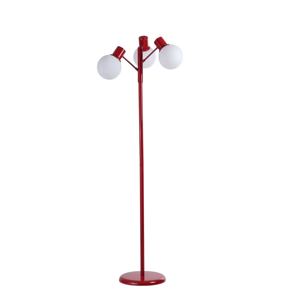 Opviq Podna lampa 265, bijela, crvena slika 2