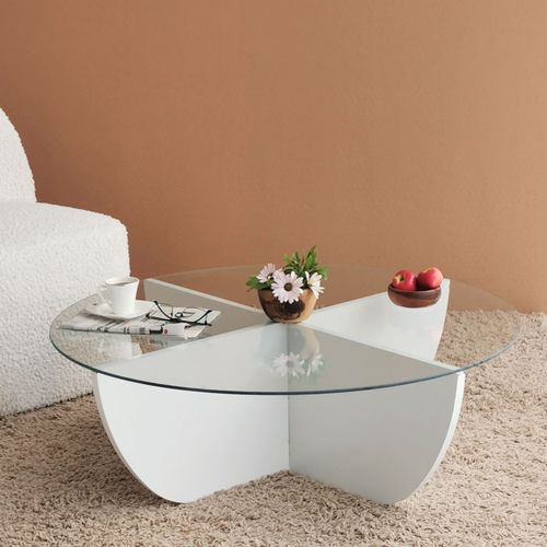 Lily - White White Coffee Table slika 5