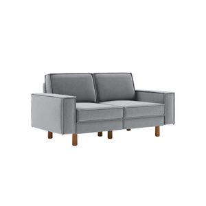 Dvosjed Sofa Sparrow 2 - boje: siva magla orah