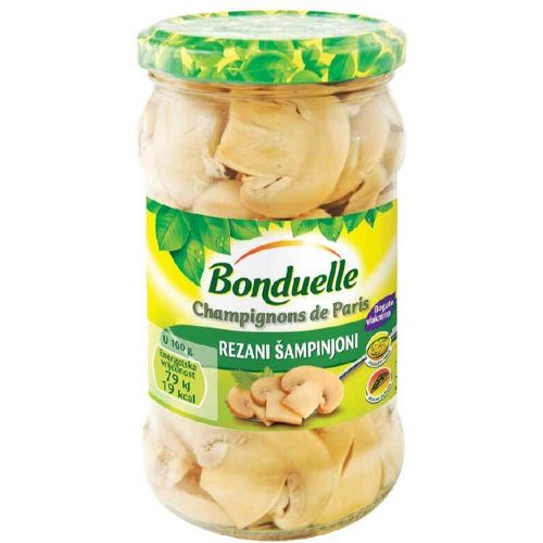 Bonduelle šampinjoni rezani tegla 314ml/280g slika 1