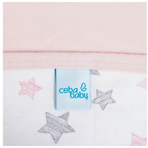 Ceba Baby pokrivač dječji(90x100) Candy pink + Pink Stars slika 2