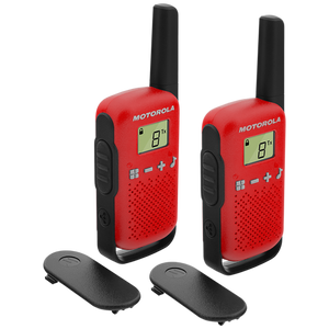 Motorola Walkie Talkie, domet 4 km, 16 kanala, crvena - TLKR T42 RD