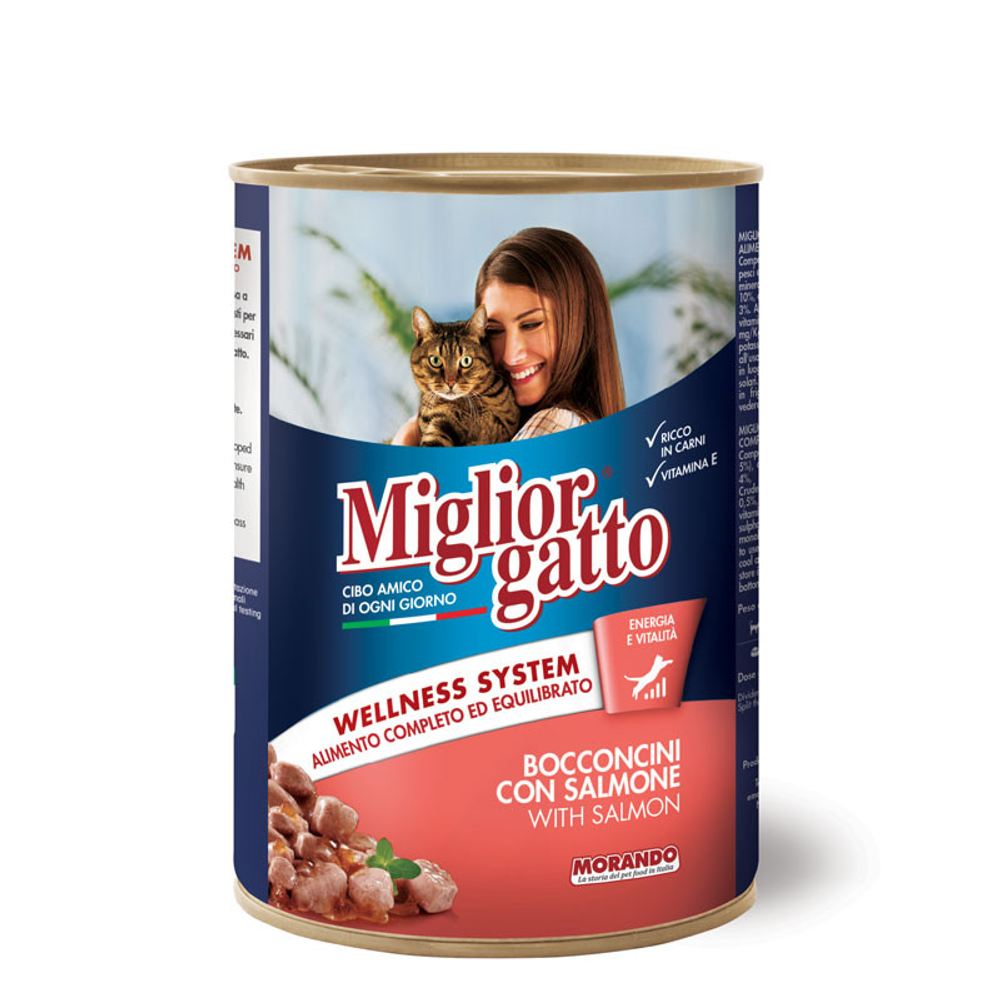Miglior Gatto Hrana Za Mačke Komadići Sa Zečetinom 405g slika 1