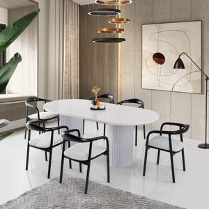 LI - 934 White Dining Table