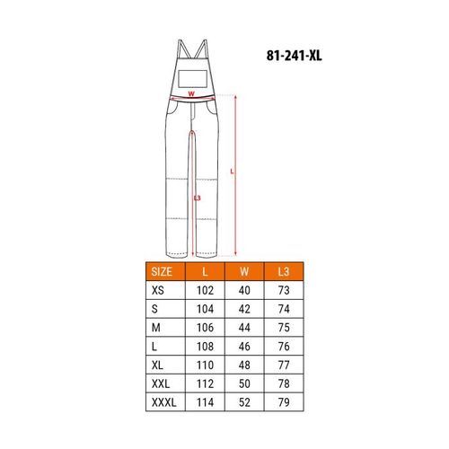 NEO TOOLS Polukombinezon-maskirni-XXL slika 3